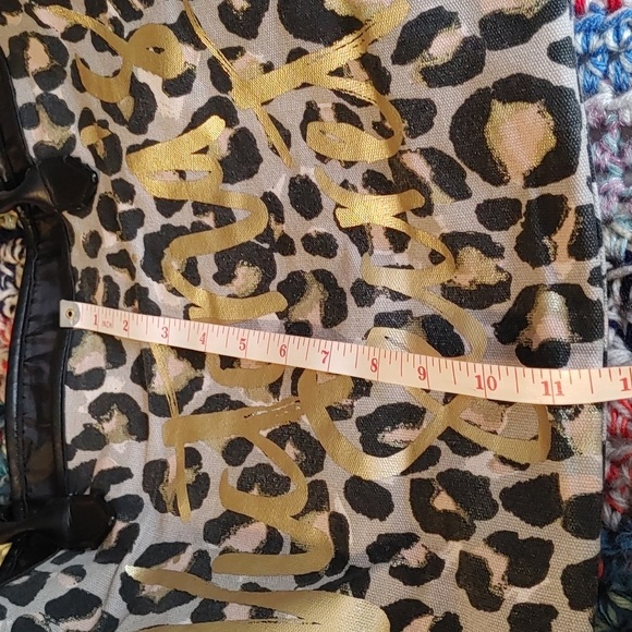 🍁VICTORIA'S SECRET LEOPARD PRINT TOTE BAG - Picture 8 of 10
